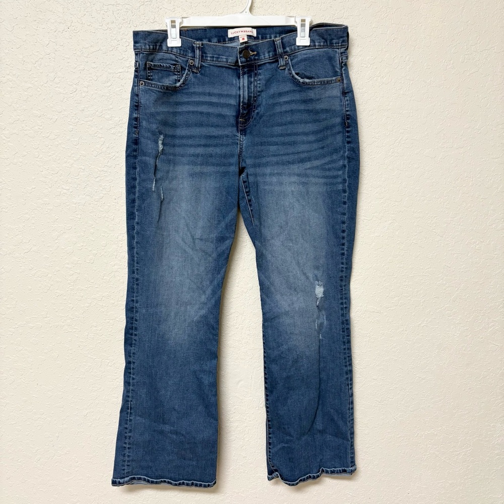 Lucky Brand Jeans Womens Size 14/32A Sweet Mid Rise Boot Denim Blue